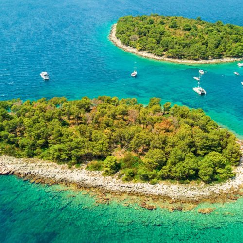 Private Tour-Blaue Lagune & Trogir, 3 Inseln Halbtagestour